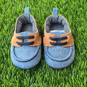 NEW Target Baby Shoes Denim Blue - 3-6M